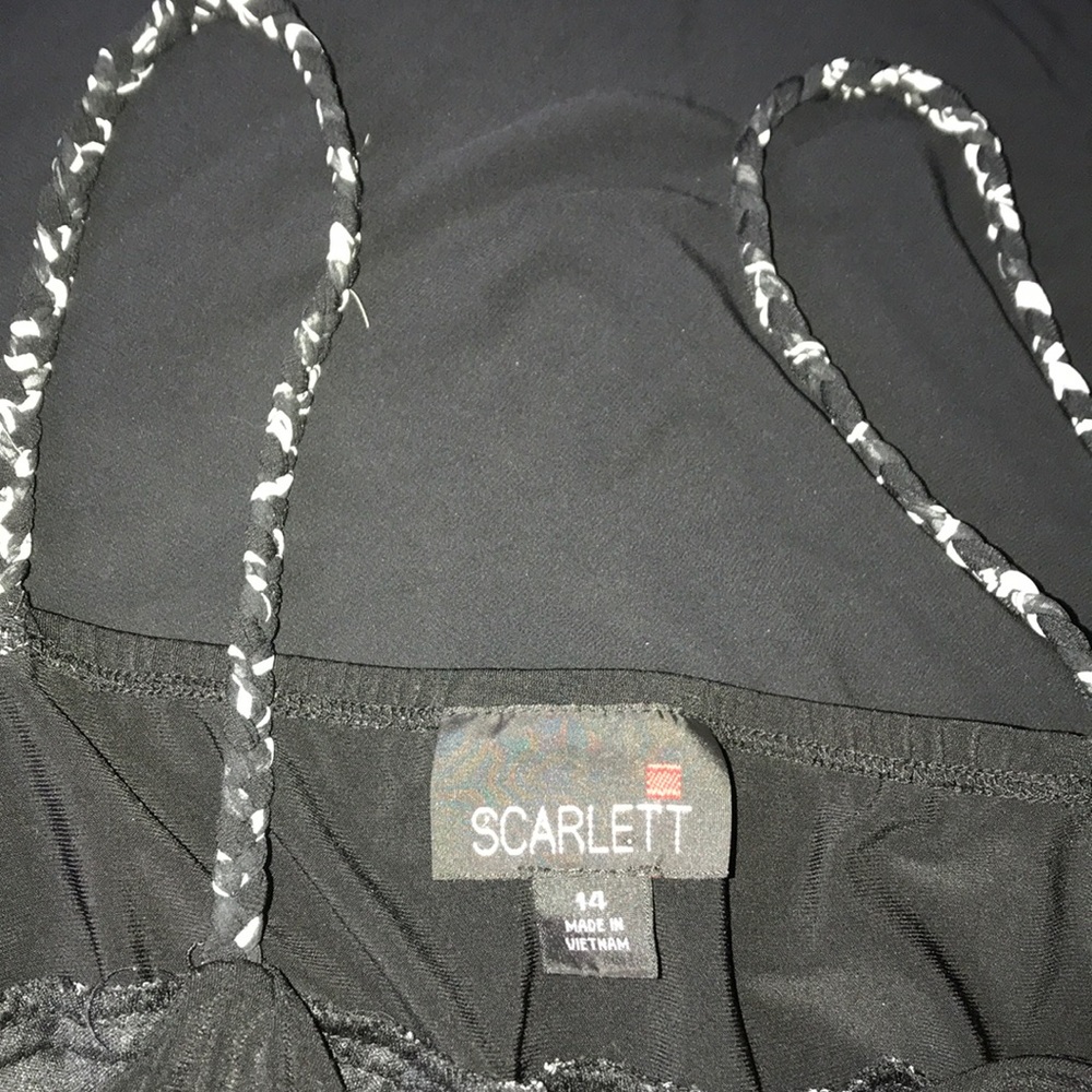 Black and Gray Maxi Dress - Picture 2 of 6